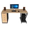 Picture of Bàn GamingDesk gác tủ có kệ để CPU 160x70cm gỗ cao su GD68064