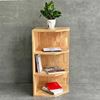 Kệ gỗ để góc tường 3 tầng gỗ cao su KGT68020