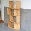 Kệ sách đứng 4 tầng gỗ cao su KS68205