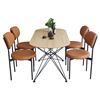 Combo bộ bàn ăn hình Oval 4 ghế ngồi CBBA117