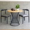 Picture of Combo bộ bàn ghế cafe tròn 80cm 2 ghế ngồi CBCF261