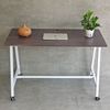 Bàn làm việc di động 120x60cm gỗ cao su chân sắt FOS011