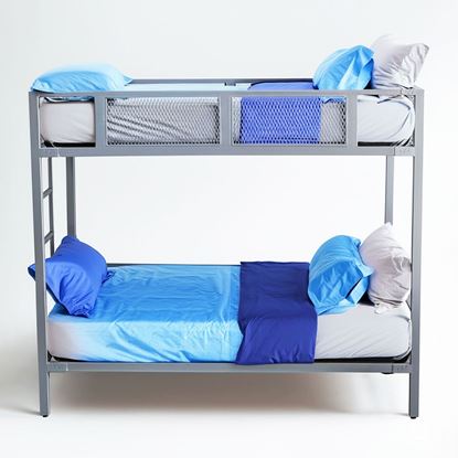 Giường tầng lắp ráp 125x210x180cm gỗ cao su GT015