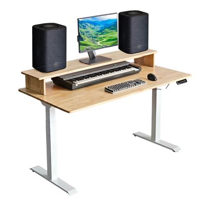 Bàn phòng thu StudioDesk 160x80cm gỗ cao su SD68025
