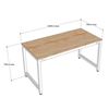Bàn làm việc 140x70cm gỗ cao su hệ URA HBUR005