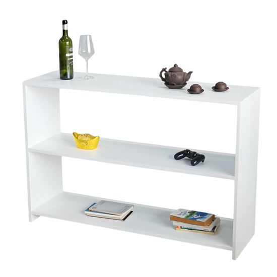 Kệ sách 3 tầng 120x35x80cm gỗ cao su KS68315