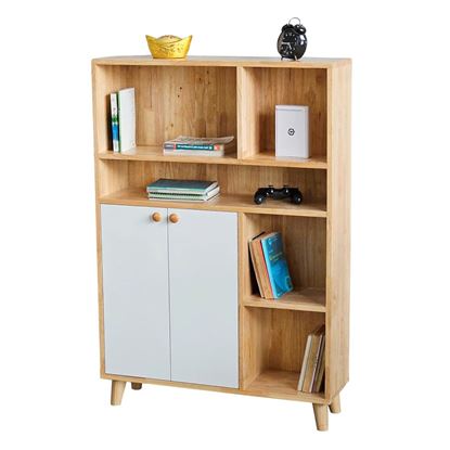 Kệ sách 84x25x122cm gỗ cao su KS68316