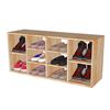 Kệ giày 10 ngăn 100x30x45cm gỗ cao su KG68089