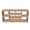 Kệ giày 10 ngăn 100x30x45cm gỗ cao su KG68089