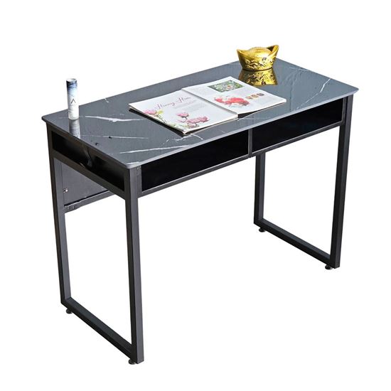 Bàn học có ngăn 100x50cm mặt đá vân mây BD68147