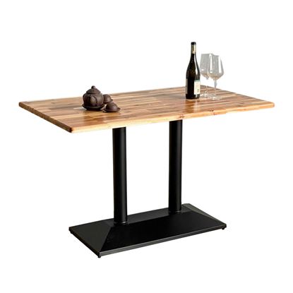 Bàn cafe chữ nhật 120x70cm gỗ tràm CFD68264