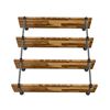 Kệ ống nước treo tường 4 tầng 120x35cm gỗ tràm PPF017