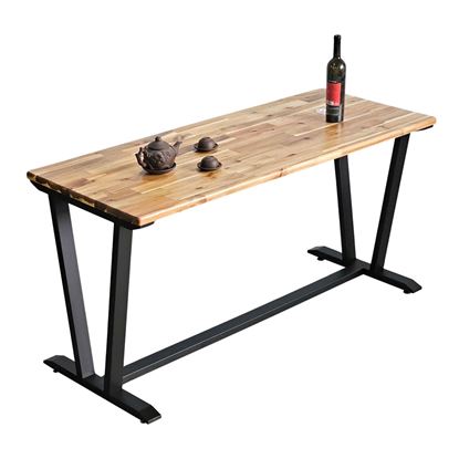 Picture of Bàn ăn VAP 150x60cm gỗ tràm chân sắt BA68226