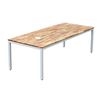 Bàn chữ nhật 240x100cm gỗ tràm chân sắt hệ UConcept HBUC064