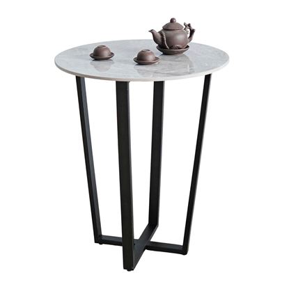 Bàn cafe tròn 60cm mặt đá CFD68265