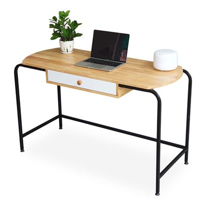 Bàn làm việc có ngăn kéo 120x50cm gỗ cao su BD68100
