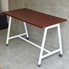 Bàn làm việc di động 120x60cm gỗ tràm 25mm chân sắt FOS012