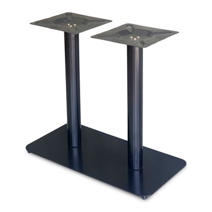 Chân sắt 2 trụ sơn tĩnh điện  dùng cho bàn ăn nhà hàng CHBBA021