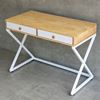Bàn làm việc nhỏ có ngăn kéo 100x50cm chân sắt chữ X BD68101