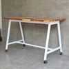 Bàn làm việc di động 120x60cm gỗ tràm 25mm chân sắt FOS012