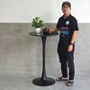 Bàn bar Tulip mặt tròn 60cm chân sắt BB019