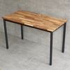 Bàn làm việc 120x60cm gỗ tràm chân sắt hệ OMA HBOM013