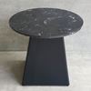 Bàn trà mặt đá đk 60cm chân sắt TT68254