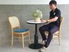 Bộ bàn ghế cafe tròn 2 ghế Thonet 1 bàn trà CBCF269