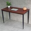 Bàn làm việc 120x60cm gỗ tràm chân sắt lắp hệ CONE II HBCN027