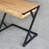 Bàn làm việc nhỏ 80x50cm có hộc kéo chân sắt chữ Z BD68112