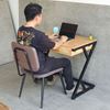 Bàn làm việc nhỏ 80x50cm có hộc kéo chân sắt chữ Z BD68112
