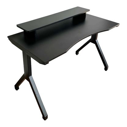 Bàn Gaming TaUP gỗ tự nhiên chân sắt YCHI GD68057