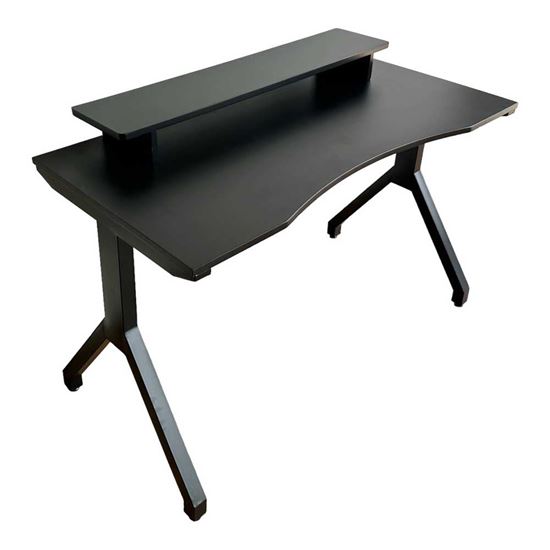 Bàn Gaming TaUP gỗ tự nhiên chân sắt YCHI GD68057