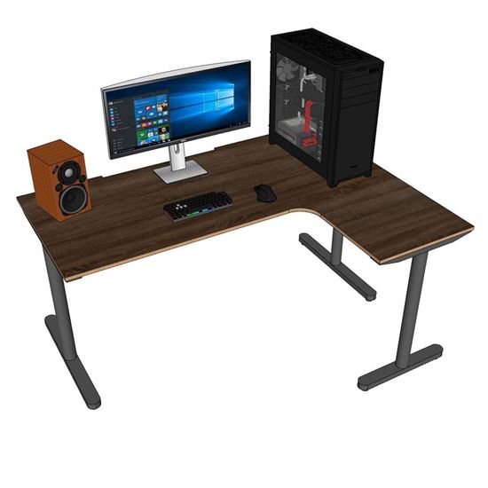 Bàn chơi game GamingDesk gỗ plywood khung sắt lắp ráp GD68059
