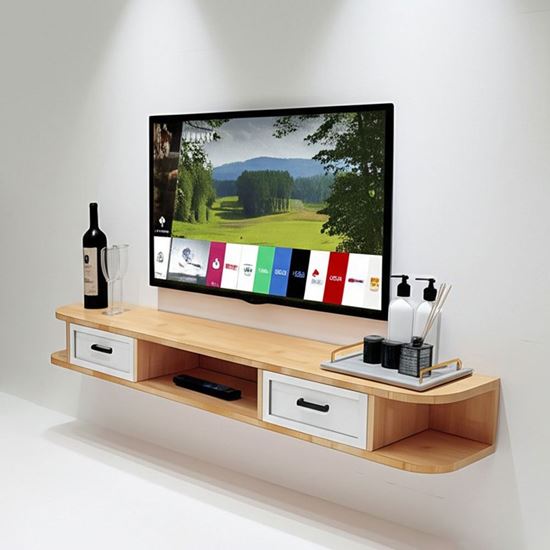 Kệ Tivi treo tường gỗ tự nhiên KTV68103