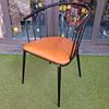 Ghế cafe khung sắt lót nệm GCF153
