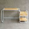 Picture of Bàn làm việc kết hợp kệ để máy in gỗ tự nhiên khung sắt BD68094