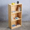 Kệ sách nhỏ đơn giản 3 tầng bằng gỗ cao su KS68196
