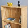 Kệ sách nhỏ đơn giản 3 tầng bằng gỗ cao su KS68196