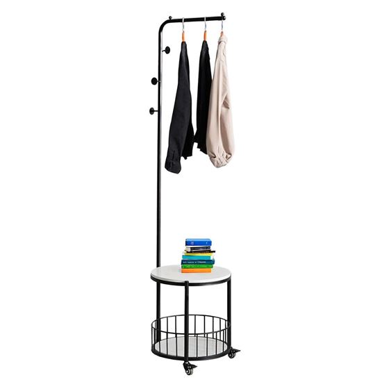 Giá treo đồ khung sắt mặt đá KPT68034