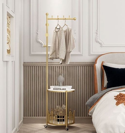 Giá treo đồ khung sắt mặt đá KPT68035