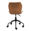 Ghế làm việc chân xoay nệm bọc da PU GAK-453AX
