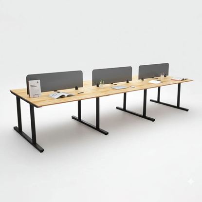 Bàn cụm văn phòng 6 chỗ ngồi hệ TIO HBTO011