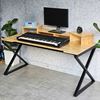 Bàn phòng thu StudioDesk gỗ tự nhiên chân chữ X SD68008