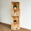 Kệ góc tường 4 tầng gỗ tự nhiên KGT68016