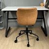 Ghế làm việc chân xoay nệm bọc da PU GAK-453AX