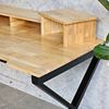Bàn phòng thu StudioDesk gỗ tự nhiên chân chữ X SD68008