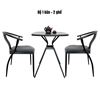 Bộ bàn và 2 ghế cafe sắt sơn tĩnh điện CBCF224