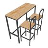 Combo bàn bar 120x45cm và 2 ghế bar CBCF228