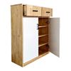 Tủ giày 4 tầng có ngăn kéo gỗ tự nhiên KG68065